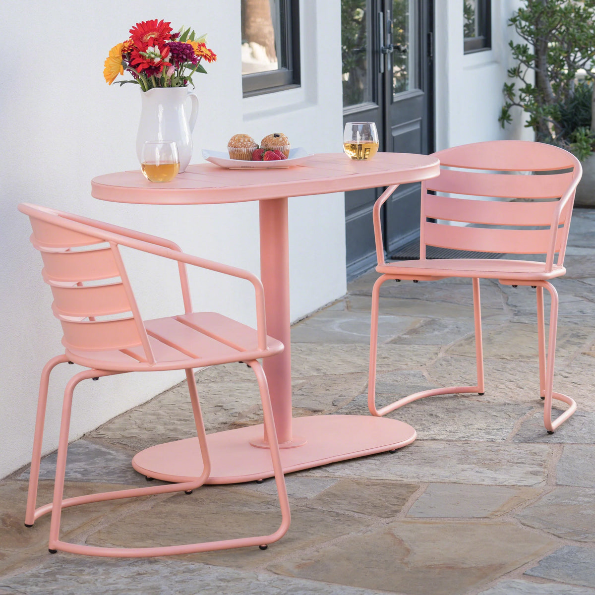 3 Piece Iron Bistro Set M362