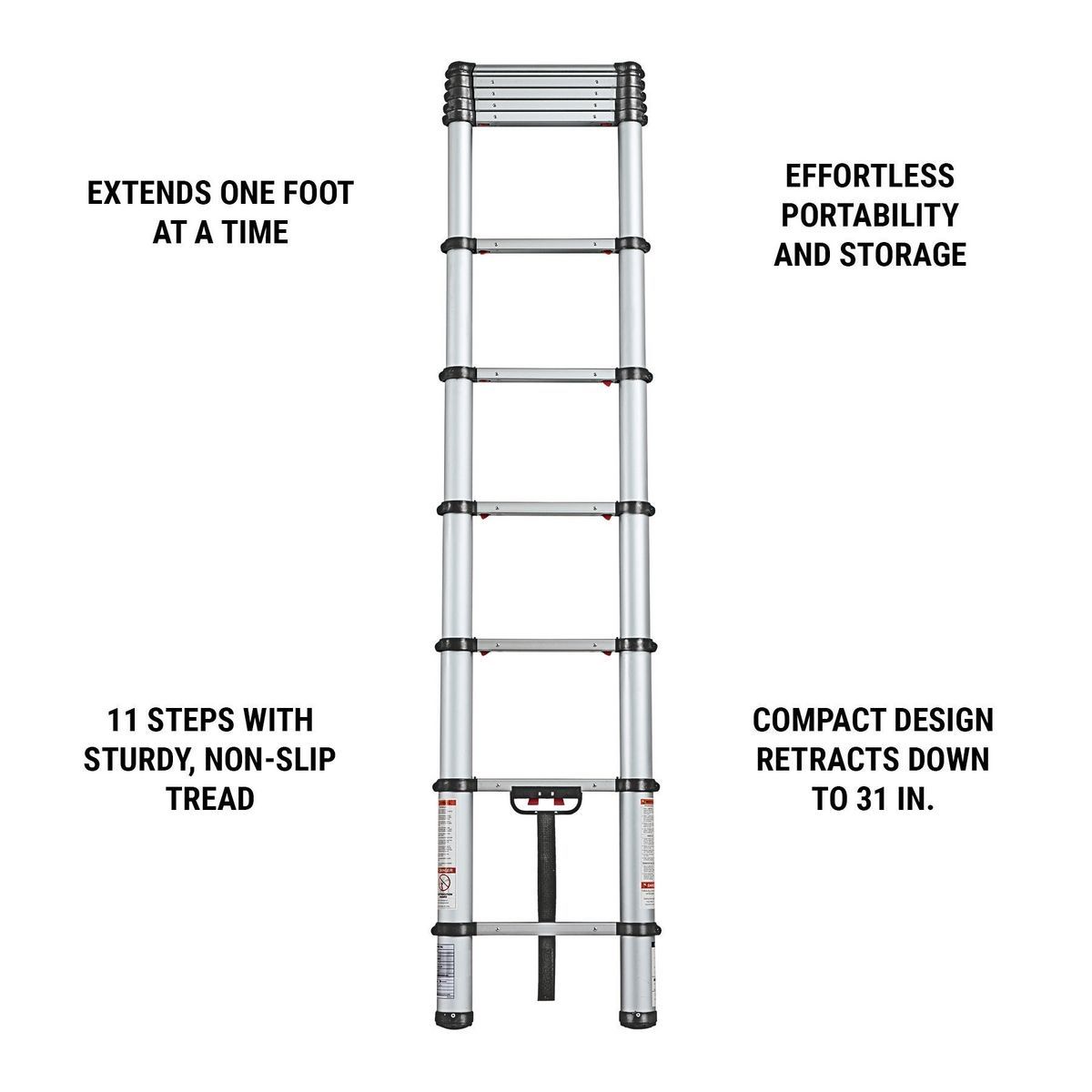 14 ft. 250 lb. Portable Telescoping Ladder Y35291
