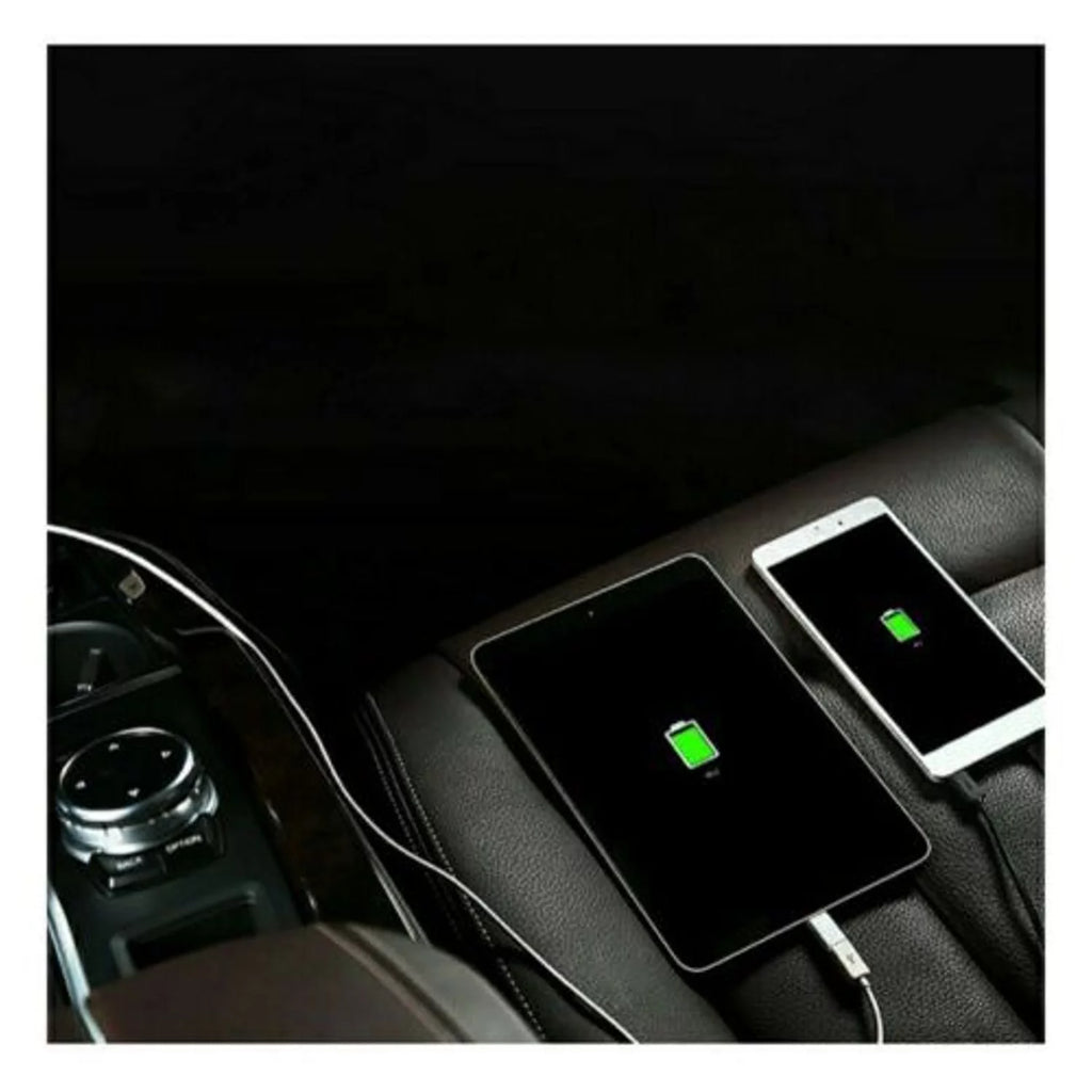 Backseat Car Charger, 4 USB Ports (2pk) A73946