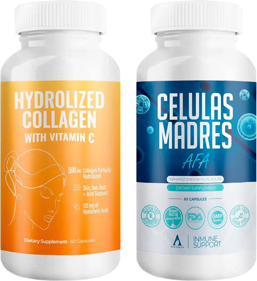 Hydrolyzed Collagen & AFA Stem Cell 60 Capsules A62881