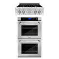 30 in. Stainless Steel Rangetop and Double Wall Oven I47223