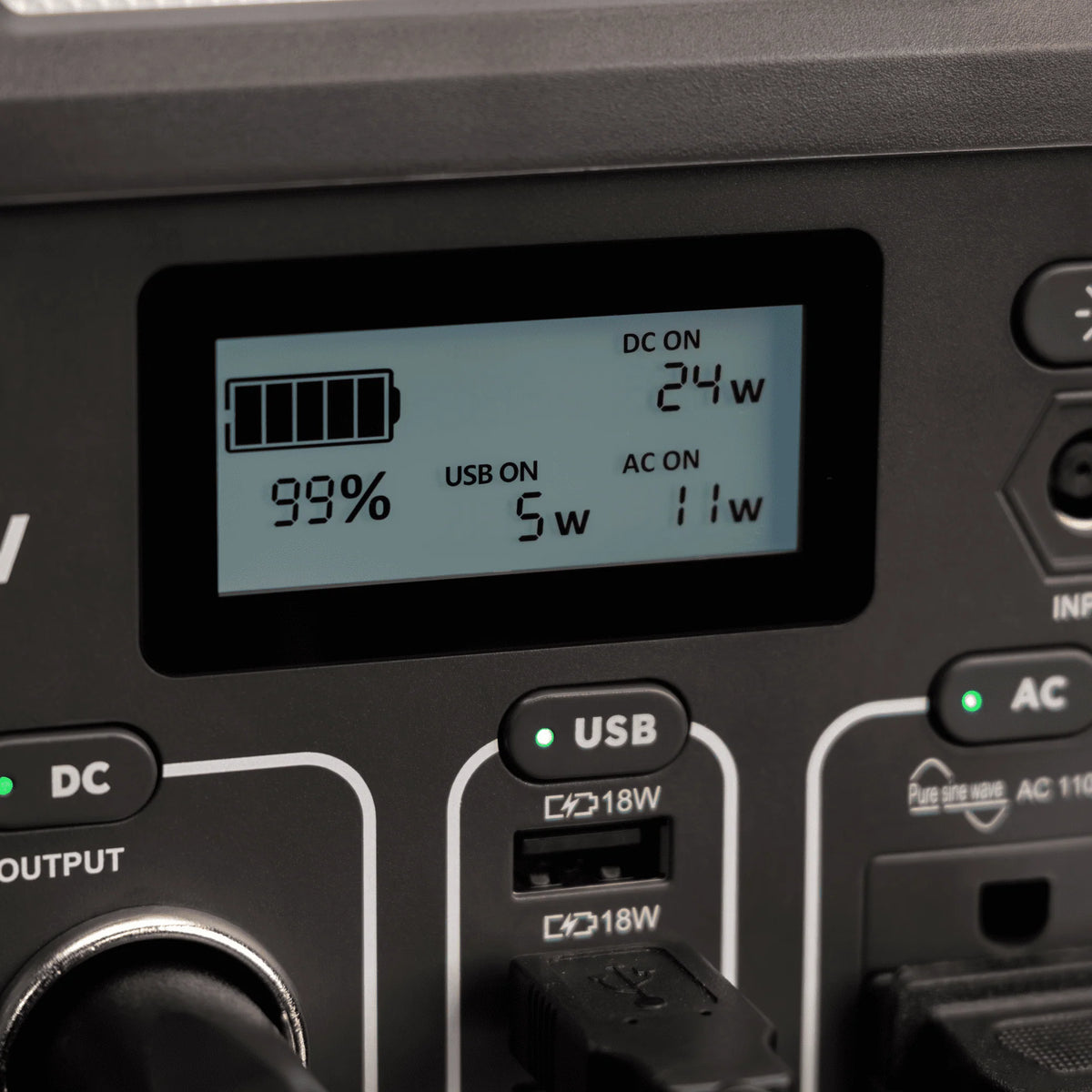 Portable Power Station 288.6Wh Solar Powered Battery F61604