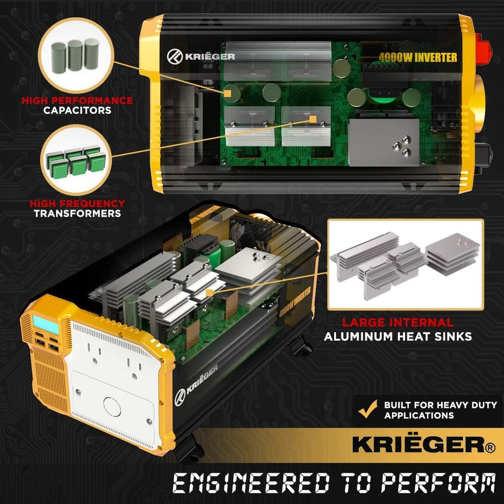 3000 Watts 12V to 110V Modified Sine Wave Power Inverter U798