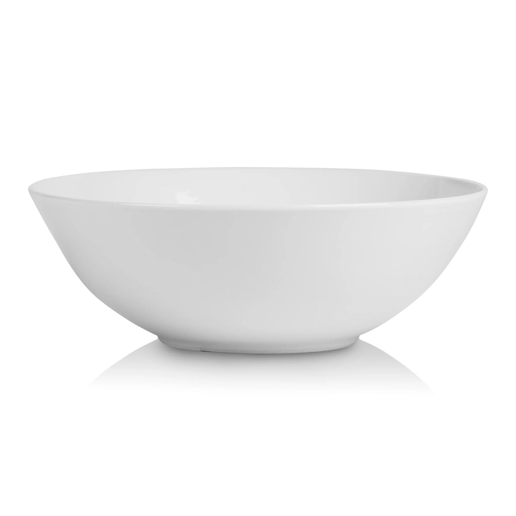 Ceramic Cereal Bowl Set of 12 White H914163