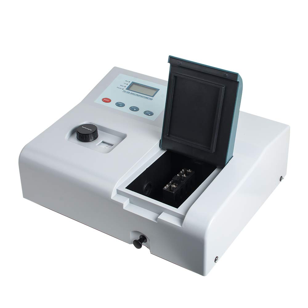 Visible Spectrophotometer LCD Display 350-1020nm Tungsten Lamp N8469