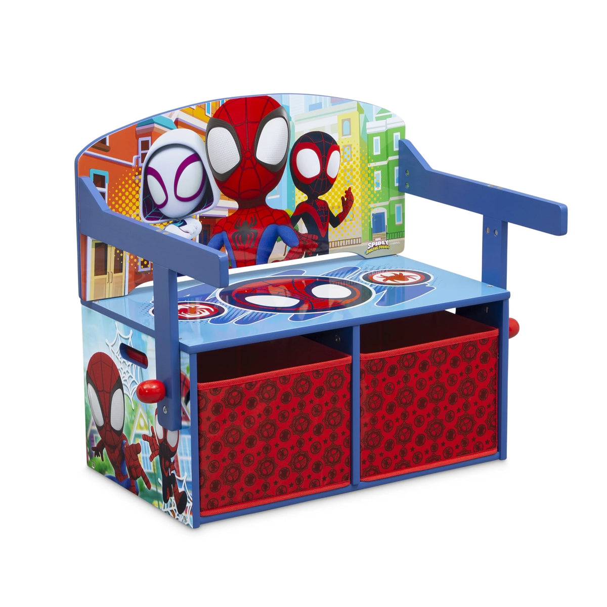 Blue/Red 2-in-1 Activity Bench and Desk X7583