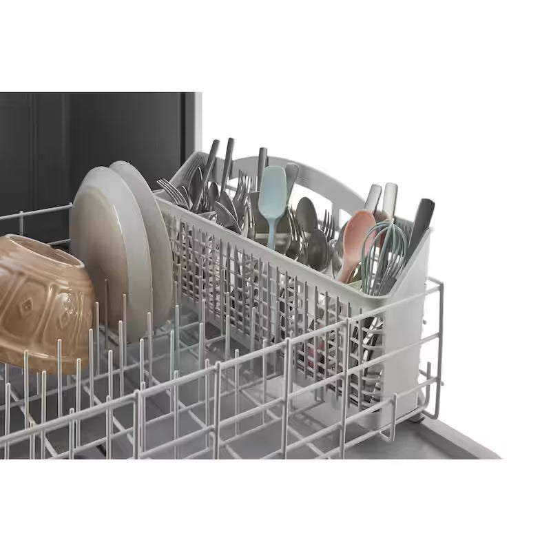 White Front Control Built-In Tall Tub Dishwasher X9828