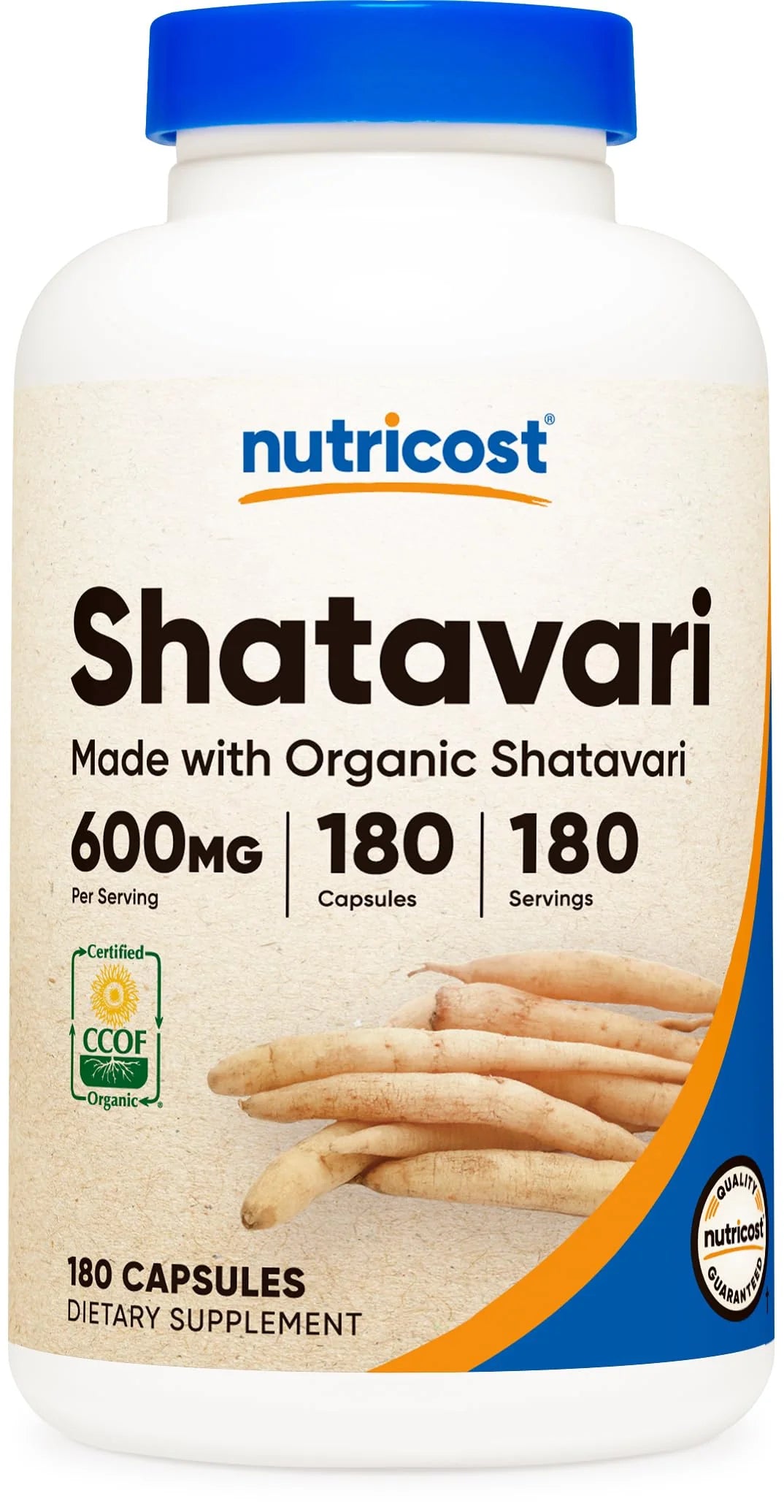 600mg 180 Capsules Organic Shatavari M34366