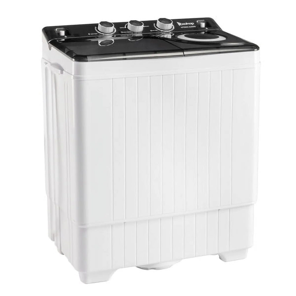 Portable Twin Tub Washing Machine 18Lbs Washer 8Lbs Spinner N916