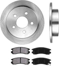 Brake Disc Rotors + Metallic Brake Pads Pack of 2 Q9672
