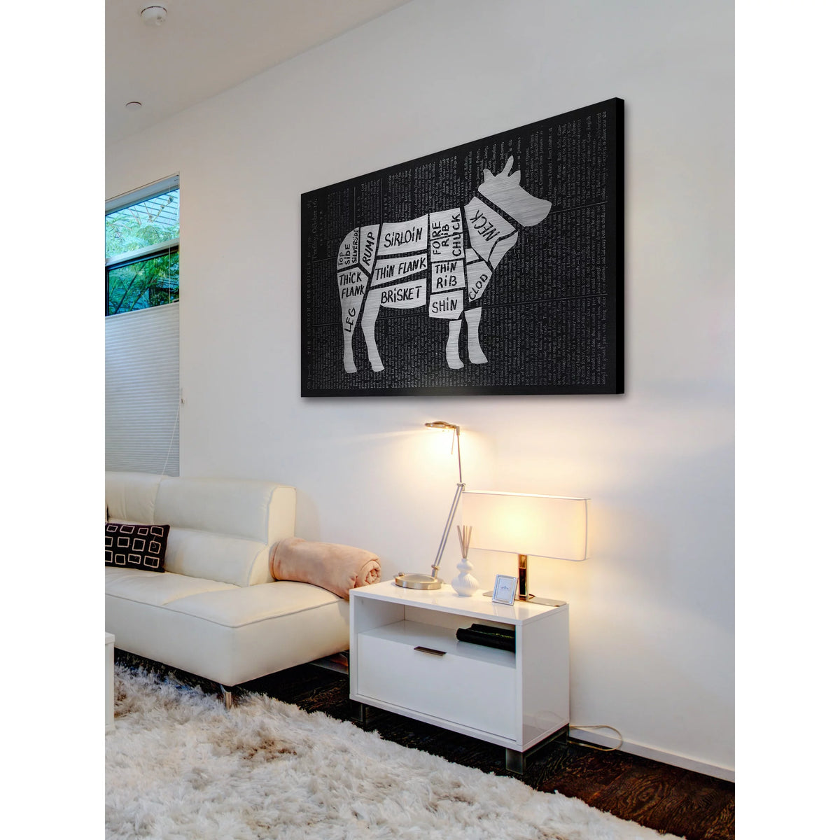 Painting Print on Brushed Aluminum C64550