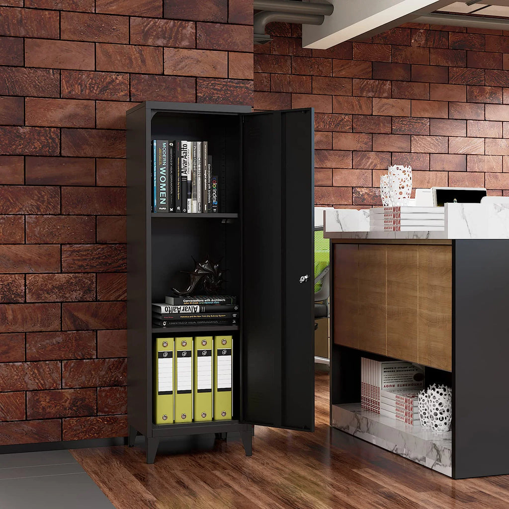 Metal Locker Storage Cabinet with Locking Door K8818