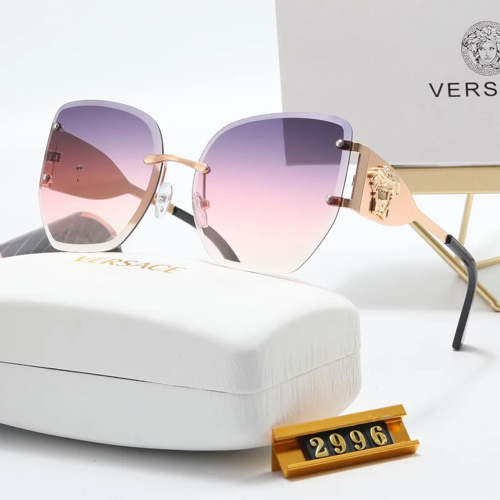 Simple Frameless Gradient Polarized Sunglasses Q6230