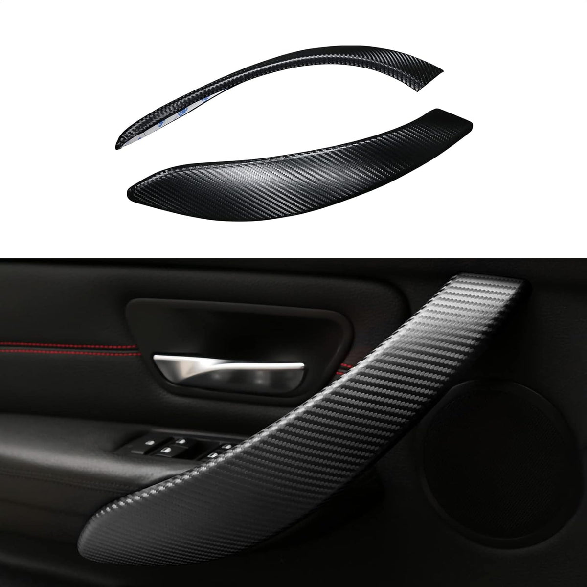 Car Multimedia Buttons Panel Cover Sticker Decals Molding Trim ABS Kit Silver Pack of 2 B673617