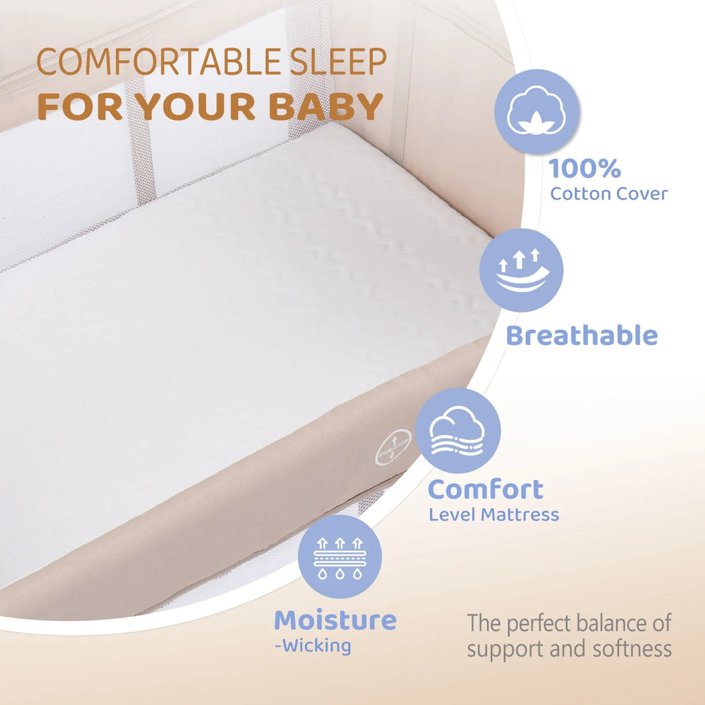 Folding Bedside Bassinet Co-Sleeper Z3414