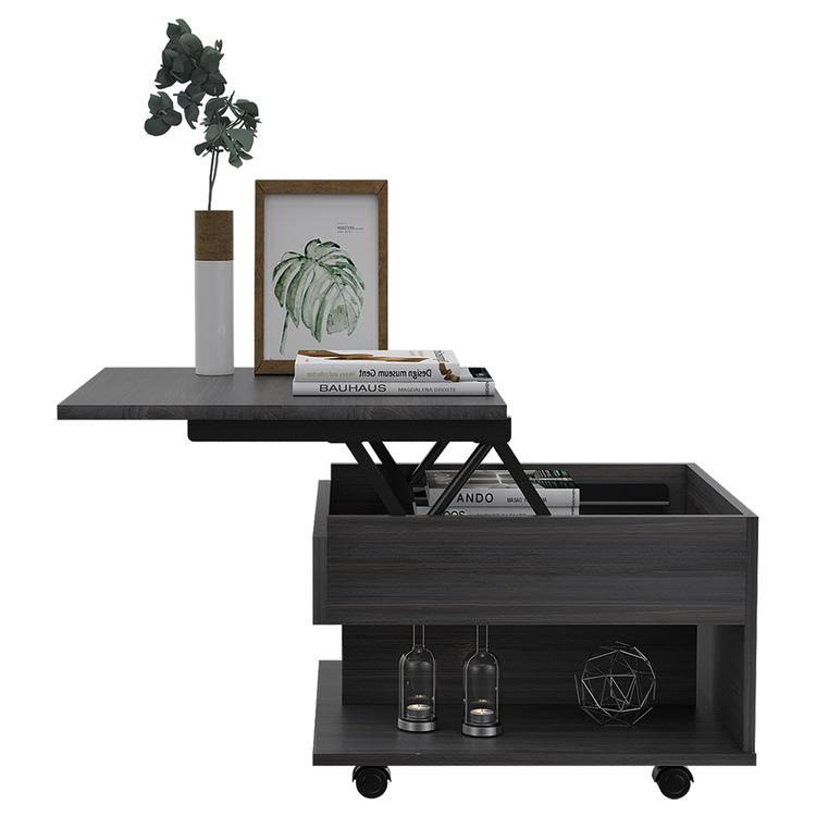 Lift Top Coffee Table with Casters in Espresso Y500