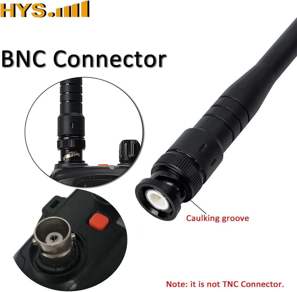 BNC Dual-Band VHF UHF Telescopic Antenna W40198