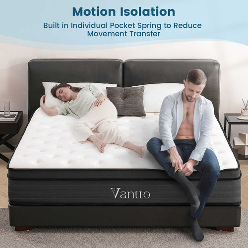 10 Inch Memory Foam Hybrid Twin Mattress J579665