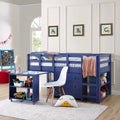 Twin Loft Bed with Desk E730469