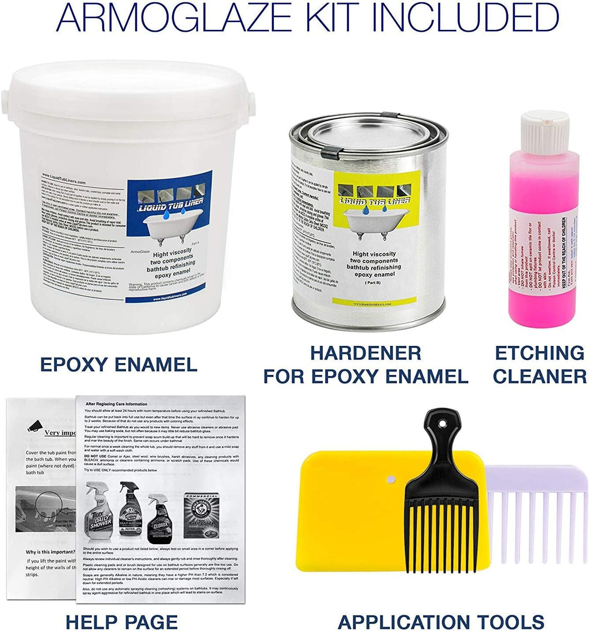 White Bathtub Refinishing Kit 2.7 kg X129509
