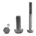 1 inch-8 x 6 1/2 inch Grade 5 Hex Cap Screw Medium Carbon Steel Hot Dip Galvanized Pk 25 E419040