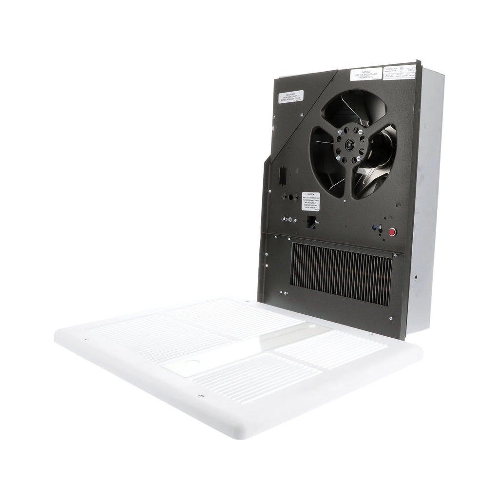 Large Fan Forced Electric Wall Heater 4000-Watt White X2956