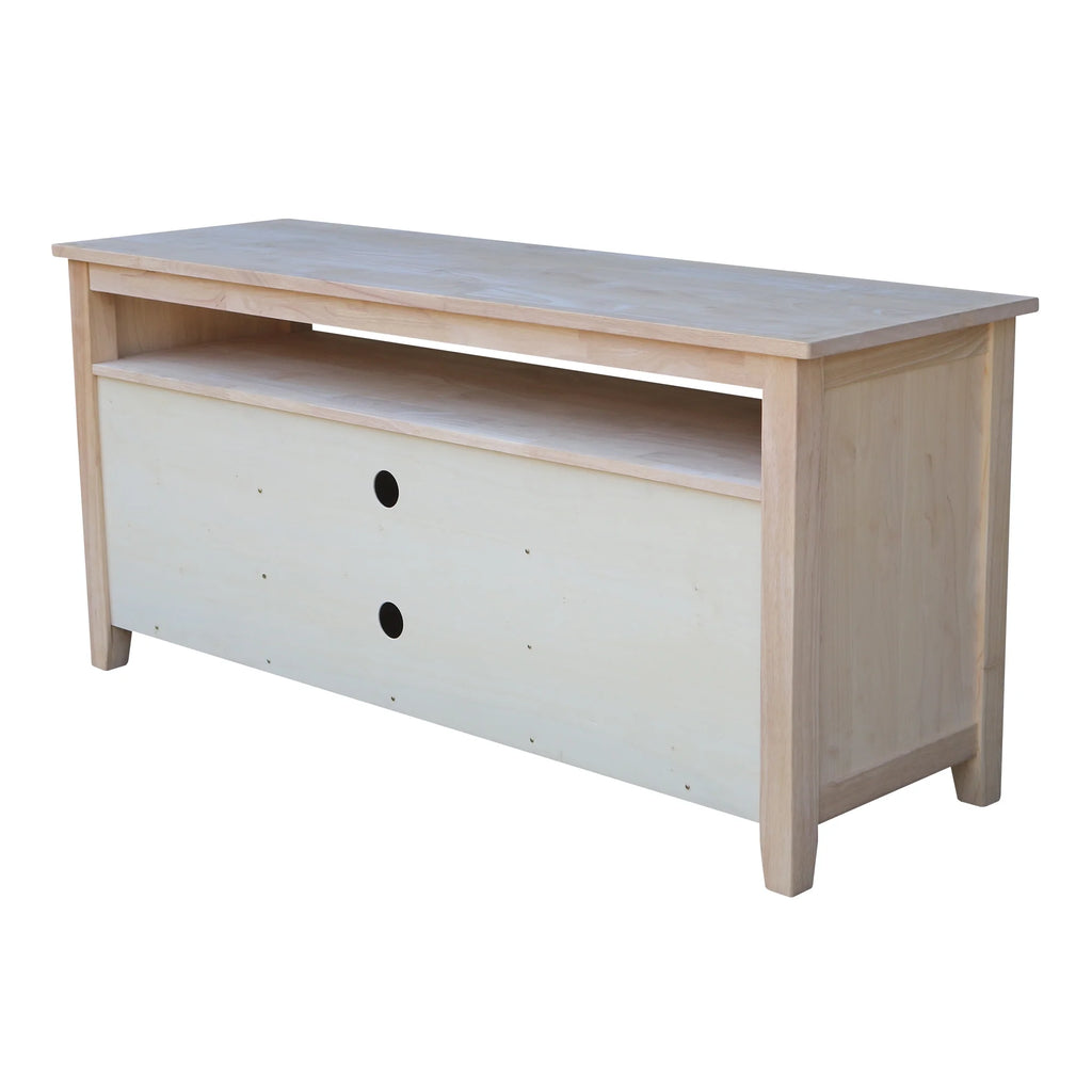 Solid Wood TV Stand with 2 Doors H899