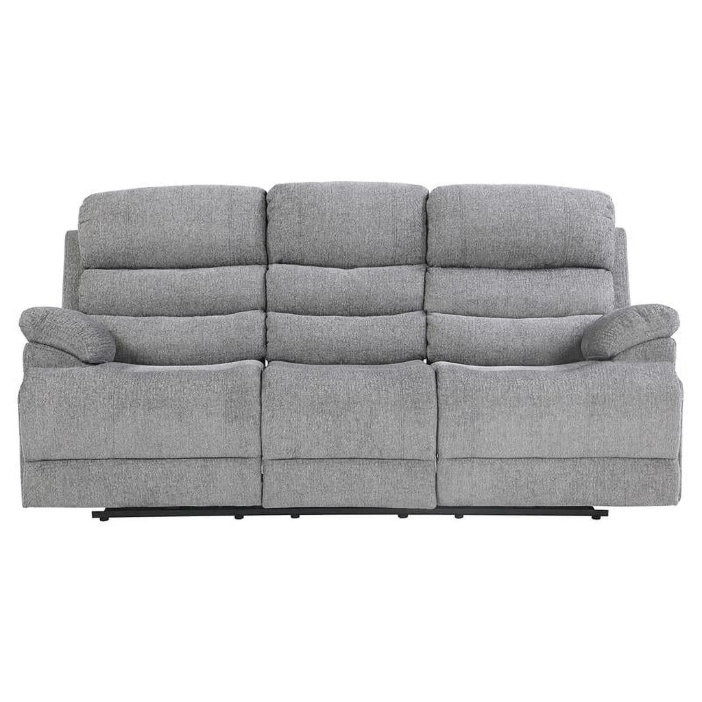Gray Chenille Double Reclining Sofa M453828
