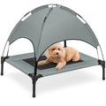30in Elevated Cooling Dog Bed with Canopy and Carrying Bag D6405