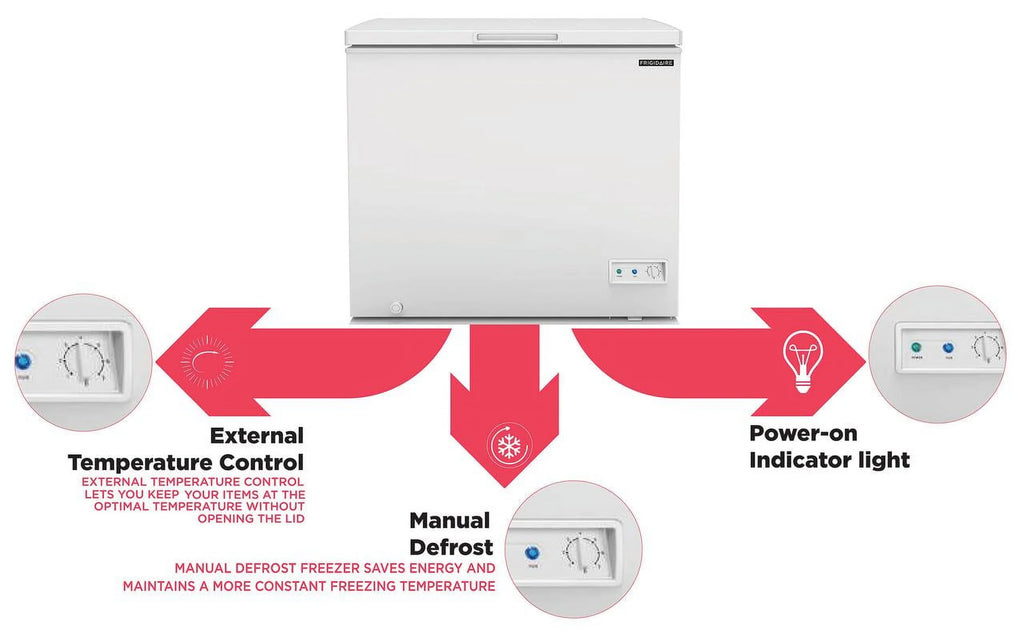 7.0 Cu. ft. White Chest Freezer N238130