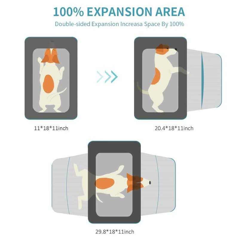 Airline Approved Expandable Foldable Soft-Sided Pet Carrier N187038