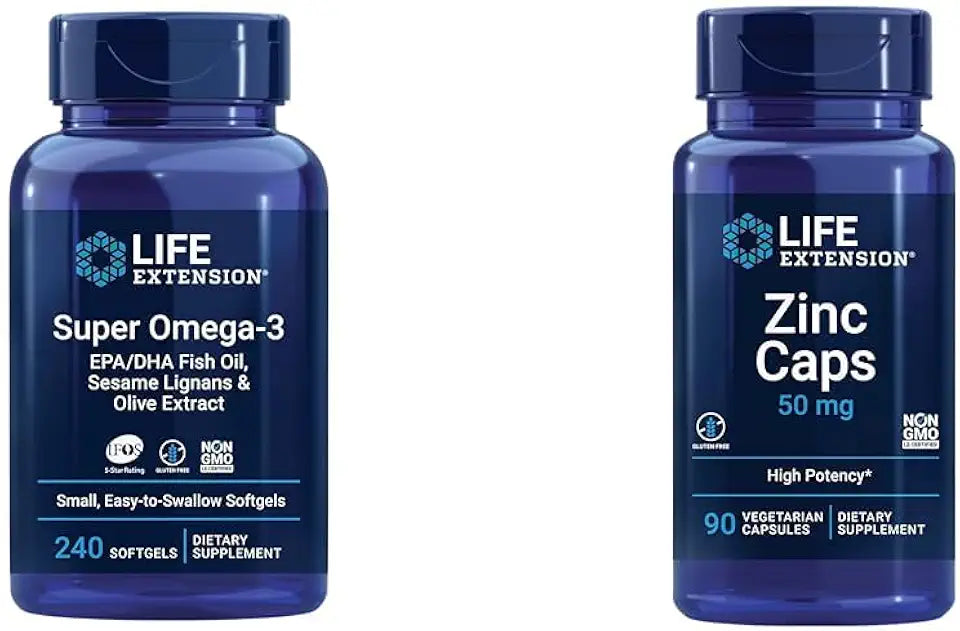 Omega-3 Fish Oil & Zinc 50 mg Supplement M782197