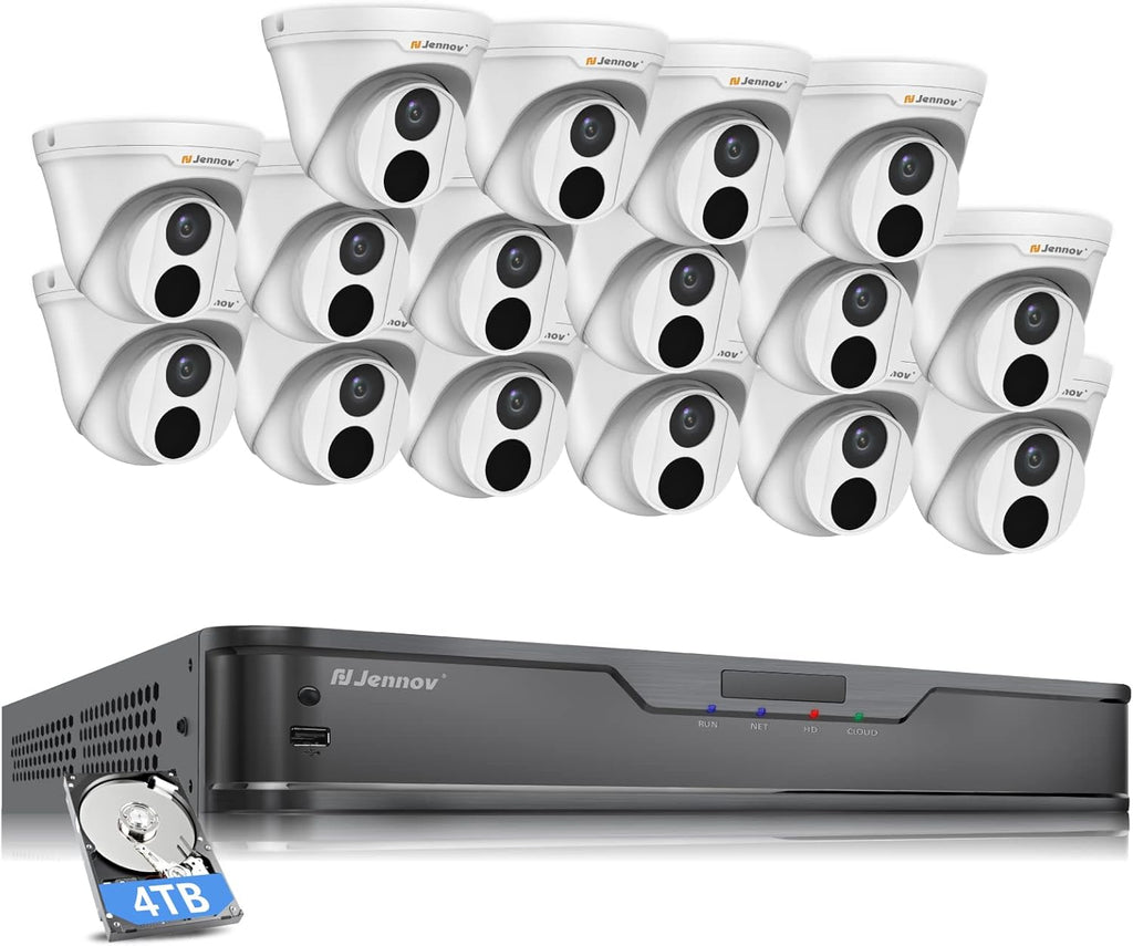 4K PoE Security Camera System with 2TB Hard Drive Z480972