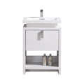 24 in. High Gloss White Bathroom Vanity V544