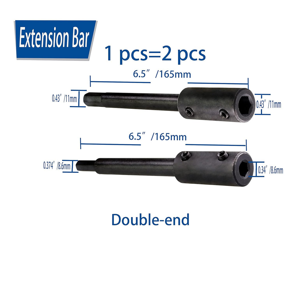 Carbide Tipped Hole Saw Kit 5 Pcs with Quick Change Mandrel X869796
