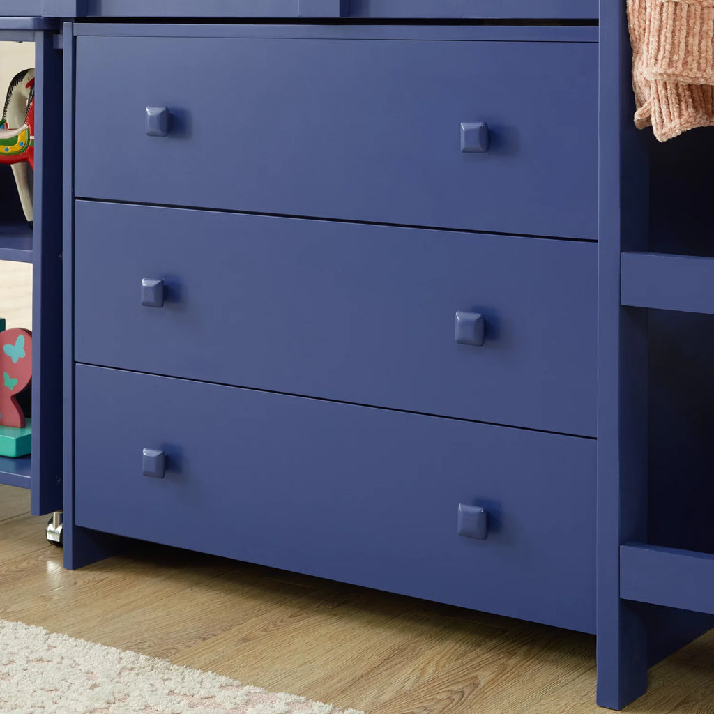 Twin Loft Bed with Desk E730469