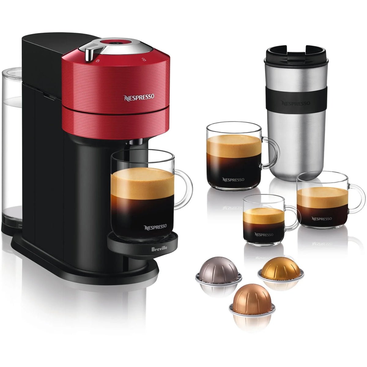 Red Coffee and Espresso Maker U715