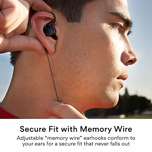 Black Wired In Ear Headphones with Microphone V489388