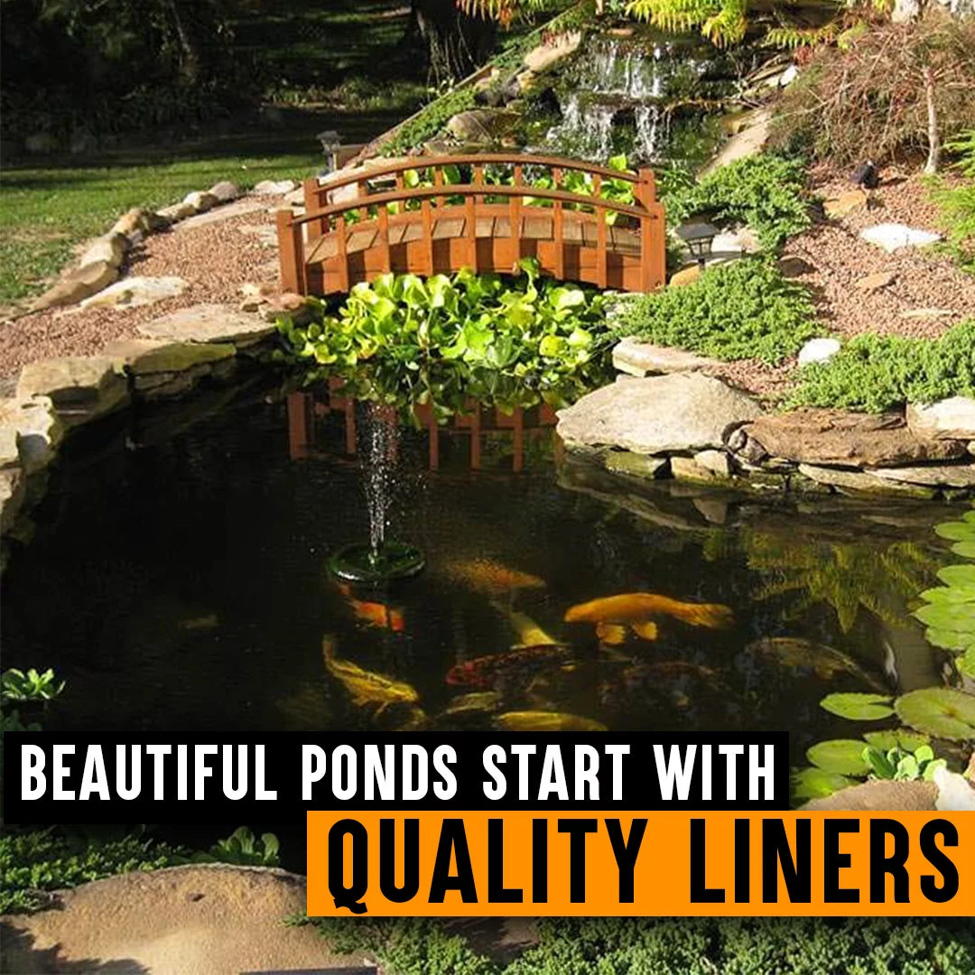 15 ft. x 30 ft. 60 Mil EPDM Rubber Pond Liner and Underlayment Combo B7070