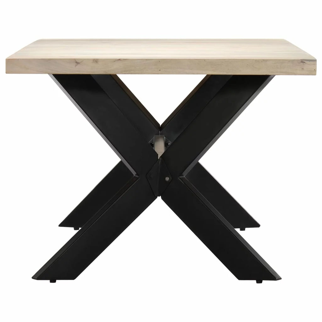 Solid Bleached Mango Wood Dining Table T22981
