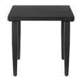 Black Square Metal Outdoor Side Table Q68517
