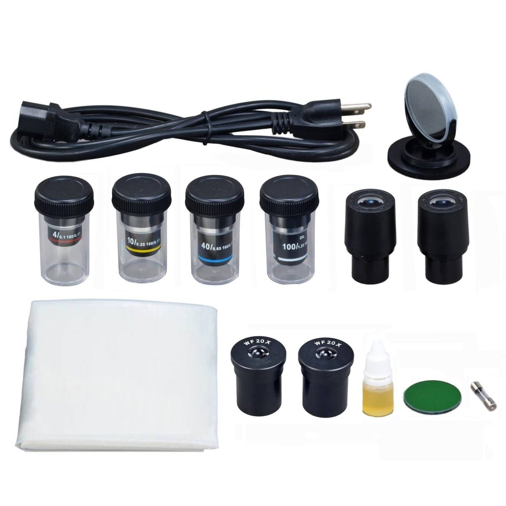40X-2000X 10MP Digital Trinocular LED Biological Microscope R34425