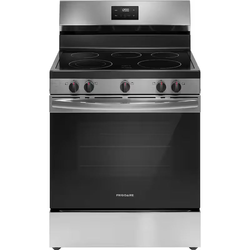 5 Element Freestanding Electric Range in Stainless Steel Q973093