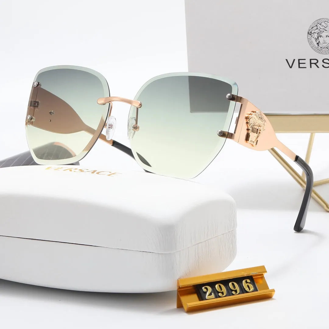 Simple Frameless Gradient Polarized Sunglasses Q6230