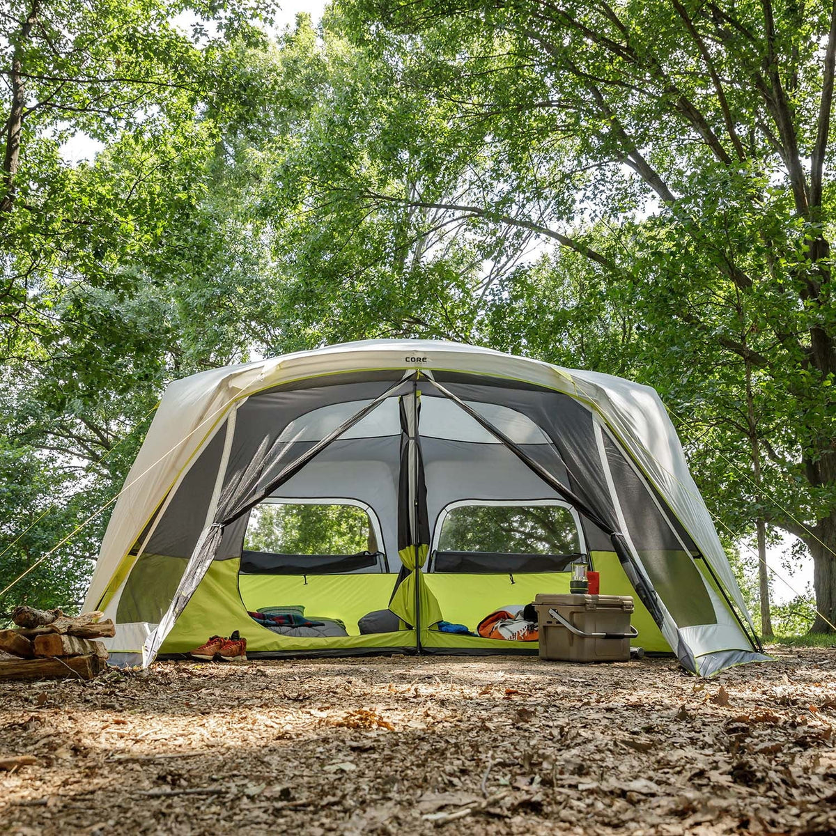 10 Person Instant Cabin Tent with Screen Room K740964