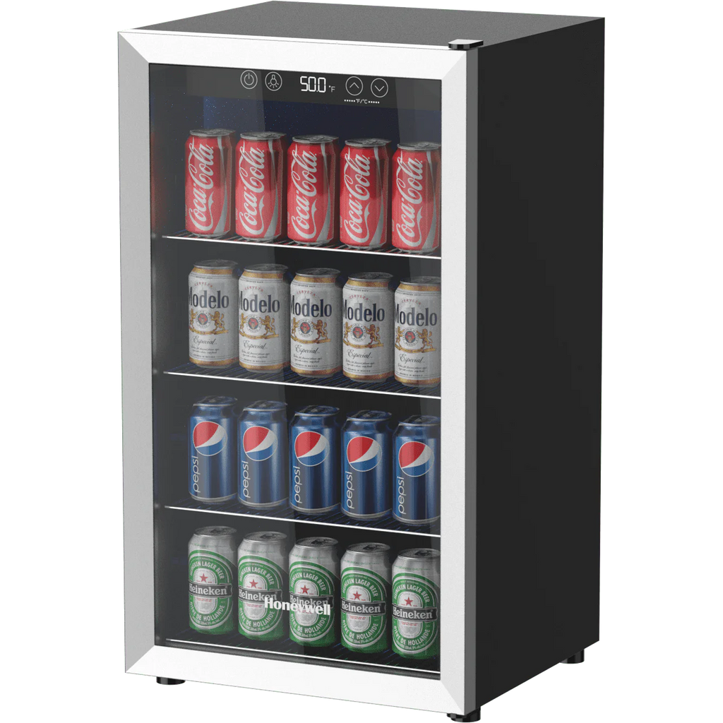 115 Can Beverage Refrigerator and Cooler with Glass Door M7529