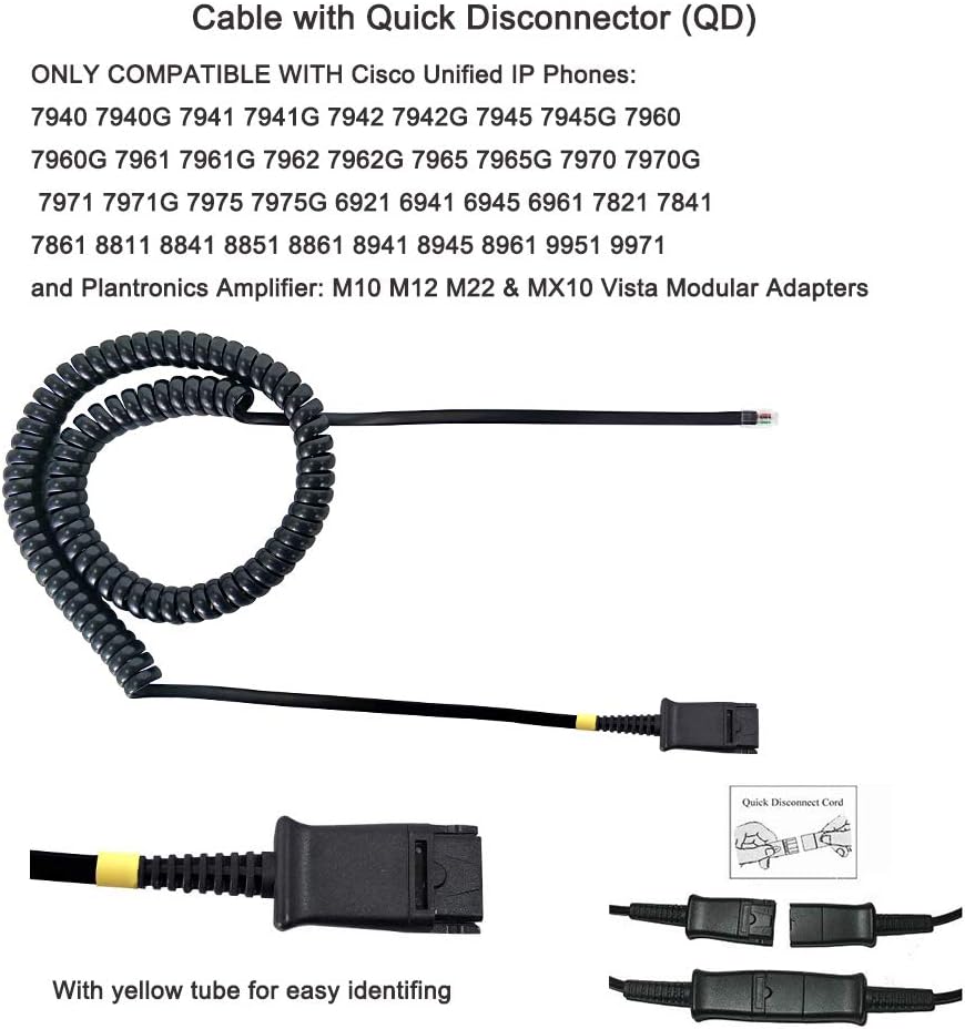 Office Deskphone Landline Telephone Headset with Microphone H85009