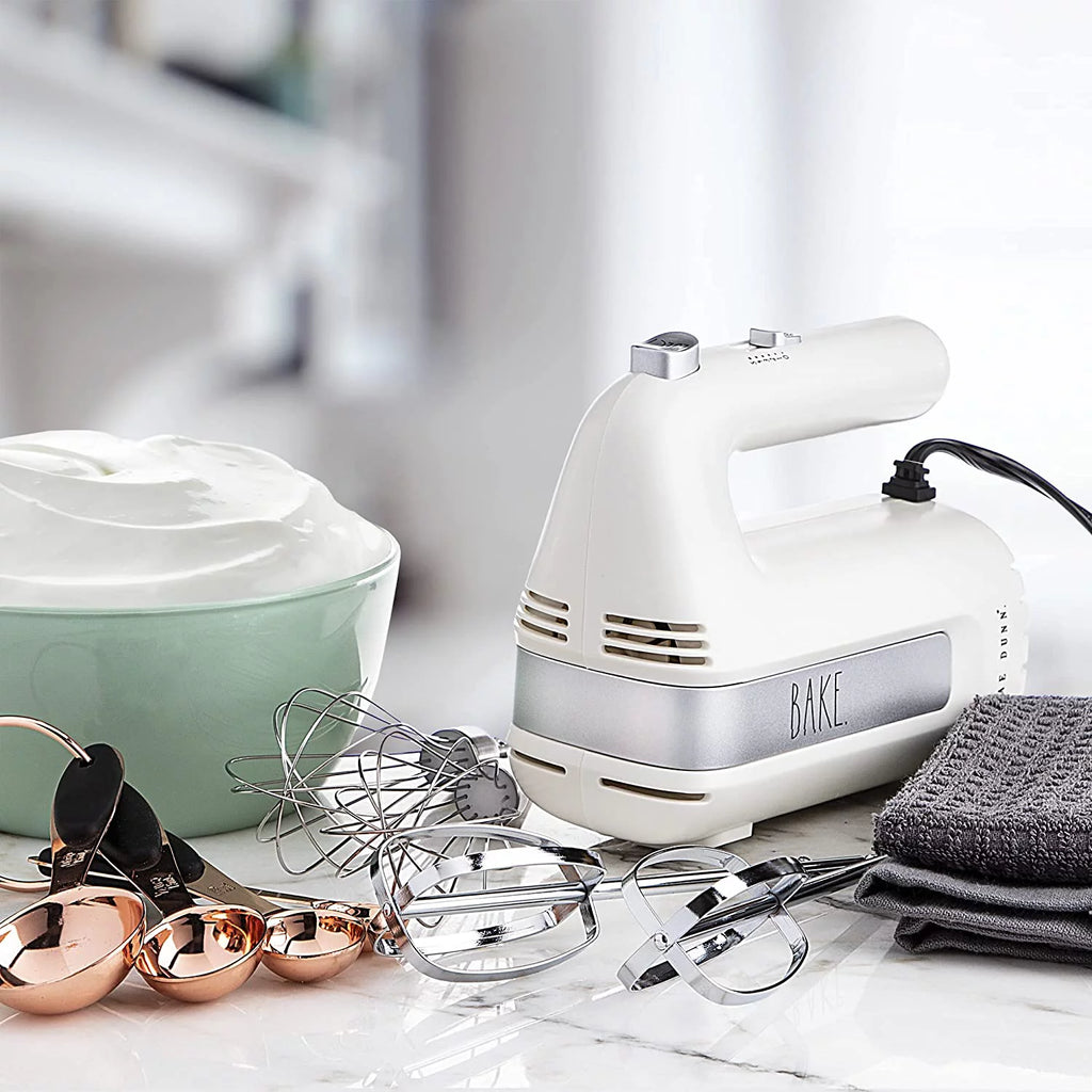 Electric Hand Mixer with Beaters and Whisk E198