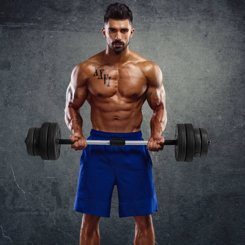 66Lbs 2 in 1 Adjustable Dumbbell Set W837954