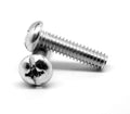 #6-32 x 5/16 Coarse Thread Machine Screw Pan Head Zinc Plated K202